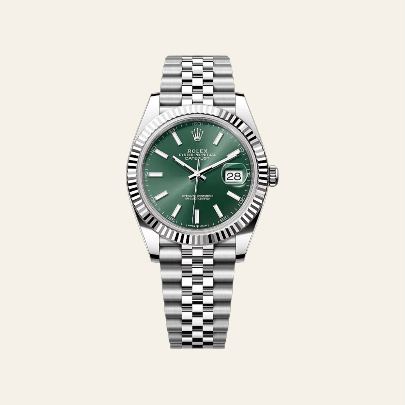 Rolex Datejust 41 - 126334 Vert Menthe Jubilee